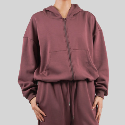 Custom Modest Active wear| Muslim zipper jacket winter sports leisure