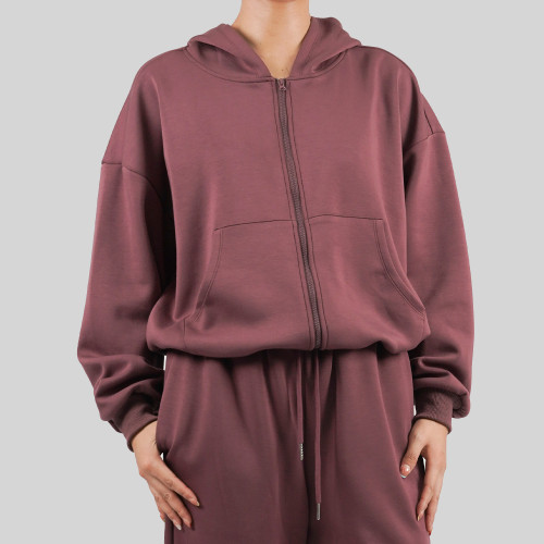 Custom Modest Active wear| Factory direct sales Muslim zipper jacket winter sports leisure