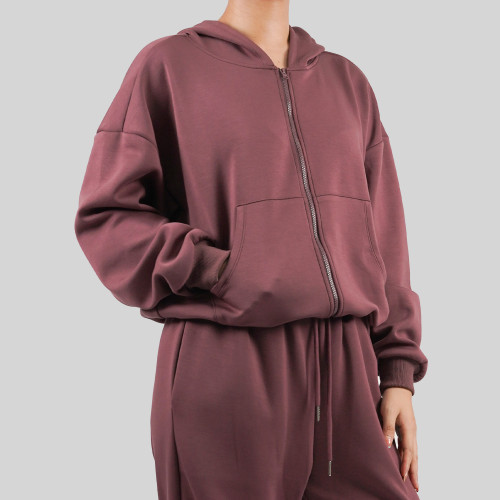 Custom Modest Active wear| Factory direct sales Muslim zipper jacket winter sports leisure