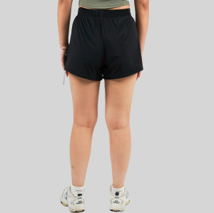 Custom high waist yoga shorts | Factory cross waist tight yoga pants outdoor running cycling