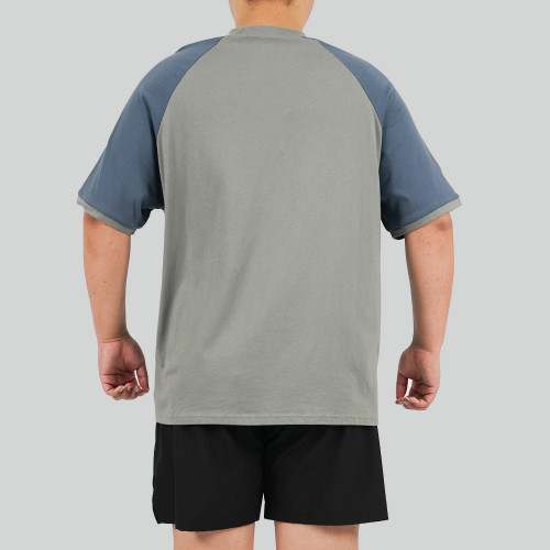 Custom T-Shirts | Factory Direct: High-Quality, Breathable, Colorblock Men's Fitness T-Shirts