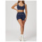 Custom Yoga Sports Bra|Wholesale Contrast Brushed Yoga Bra with U-Shaped Backs for Running Fitness