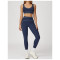 Custom Yoga Sports Bra|Wholesale Contrast Brushed Yoga Bra with U-Shaped Backs for Running Fitness