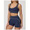 Custom Yoga Sports Bra|Wholesale Contrast Brushed Yoga Bra with U-Shaped Backs for Running Fitness