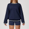 Custom long-sleeved sweatshirt |Factory wholesale autumn contrast color loose round neck sweatshirt