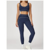 Custom Yoga Sets | Factory wholesale sanded contrast color yoga leggings suit fitness running