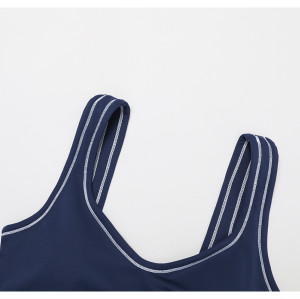 Custom Yoga Sets | Factory wholesale sanded contrast color yoga suit fitness running