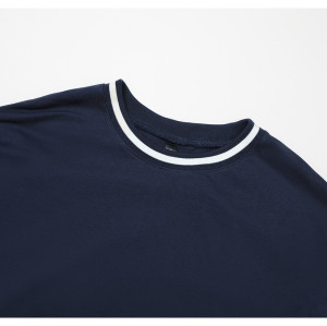 Custom Yoga Sets | Manufacturers wholesale autumn and winter casual contrast color sweatshirt suit