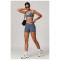 Custom High-Waist Yoga Shorts | Factory-Designed Nude Peach Hip-Lifting Workout Shorts for Women