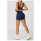 Custom High Waist Yoga Shorts | Factory-Designed Contrast Color Yoga Shorts for Outdoor Running