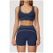 Custom High Waist Yoga Shorts | Factory-Designed Contrast Color Yoga Shorts for Outdoor Running