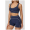Custom High Waist Yoga Shorts | Factory-Designed Contrast Color Yoga Shorts for Outdoor Running