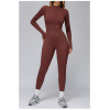 Custom jumpsuits|Wholesale bodysuit tight plus fleece yoga bodysuit outdoor warm bodysuit running
