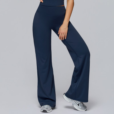 Custom yoga leggings | Wholesale trousers high waist wide leg loose sports trousers outdoor leisure