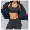 Custom Yoga Jackets|Wholesale loose cotton jacket with pocket zipper warm sports jacket for outdoor