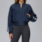 Custom Yoga Jackets|Wholesale loose cotton jacket with pocket zipper warm sports jacket for outdoor