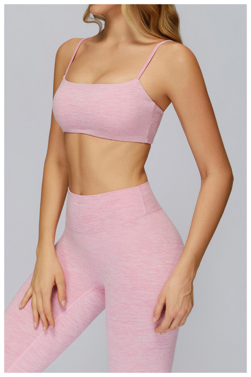 Custom Yoga Sports Bra| Wholesale Yoga Bra Double Straps Hollow Back Fitness Wear Running Tights