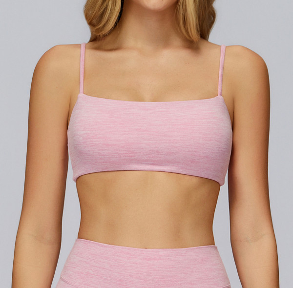 Custom Yoga Sports Bra| Wholesale Yoga Bra Double Straps Hollow Back Fitness Wear Running Tights