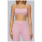 Custom Yoga Sports Bra| Wholesale Yoga Bra Double Straps Hollow Back Fitness Wear Running Tights