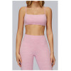 Custom Yoga Sports Bra| Wholesale Yoga Bra Double Straps Hollow Back Fitness Wear Running Tights