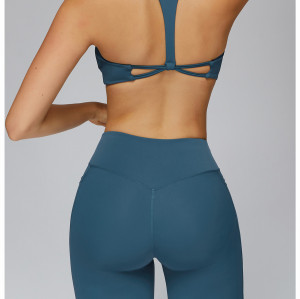 Custom Yoga bra | Wholesale twisted yoga bra tight quick-drying yoga clothes for women outdoor