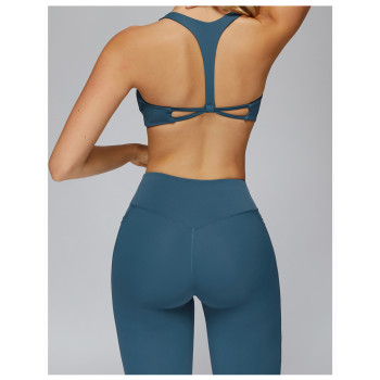 Custom Yoga bra | Wholesale twisted yoga bra tight quick-drying yoga clothes for women outdoor