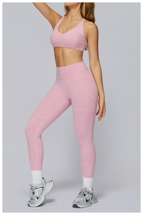 Custom Yoga Sets | Wholesale yoga suit tight I-shaped beautiful back sports suit