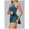 Custom tennis skirts | Wholesale dress fake two-piece anti-exposure dress outdoor sports running