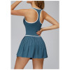 Custom tennis skirts | Wholesale dress fake two-piece anti-exposure dress outdoor sports running