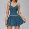 Custom tennis skirts | Wholesale dress fake two-piece anti-exposure dress outdoor sports running