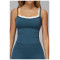 Custom Yoga Vest| Wholesale camisole tops for slimming, nude-feeling, contrasting colors