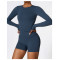 Custom long-sleeved sweatshirt |Wholesale winter long sleeve yoga clothes Pilates sports long sleeve
