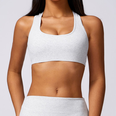 Custom Yoga Sets | Factory direct sales yoga bra for women running shockproof nude quick-drying