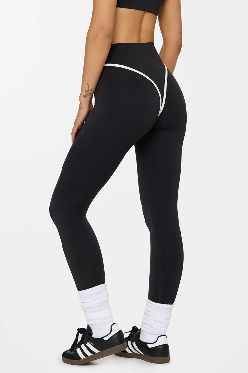 Custom Yoga Sets | Wholesale Yoga Set Colorblock Halter Neck Padded Sports Bra Stretch Quick-Drying