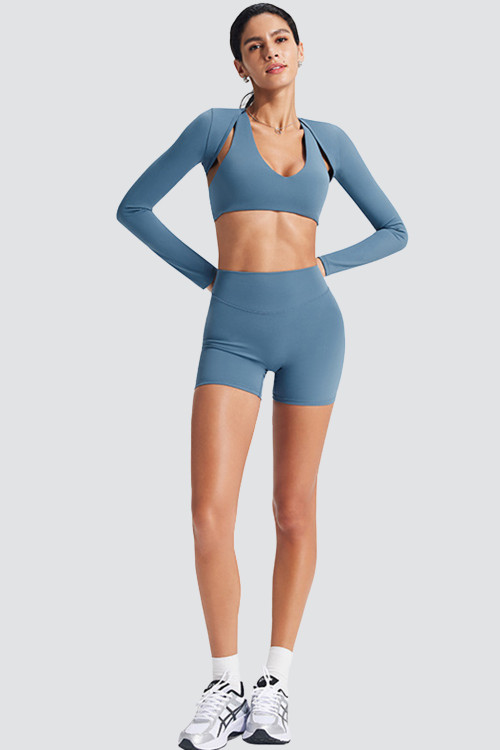 Custom Yoga Sets | Wholesale yoga wear shawl long sleeve women's thin summer cardigan yoga jacket