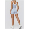 Custom Sports Shorts | Wholesale contrast color yoga shorts thread high waist yoga pants outdoor