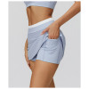 Custom tennis skirts |Wholesale contrast color short skirt thread sports anti-exposure tennis skirt