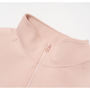 Custom Yoga Sets|Wholesale Autumn/Winter Casual Versatile Zippered Windproof Warm Fleece-Lined Suit