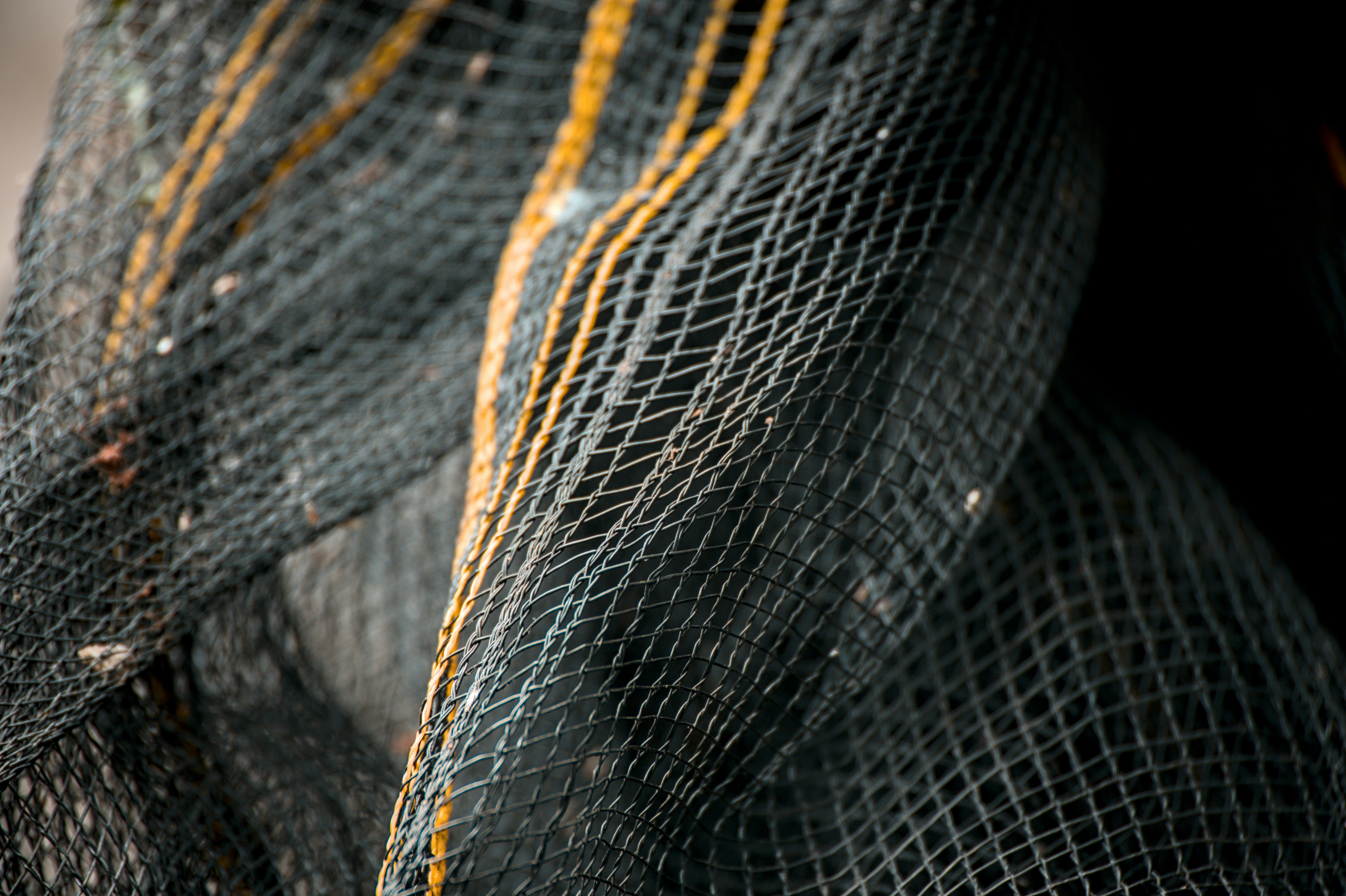 Close-up of high-performance synthetic sportswear fabric weave