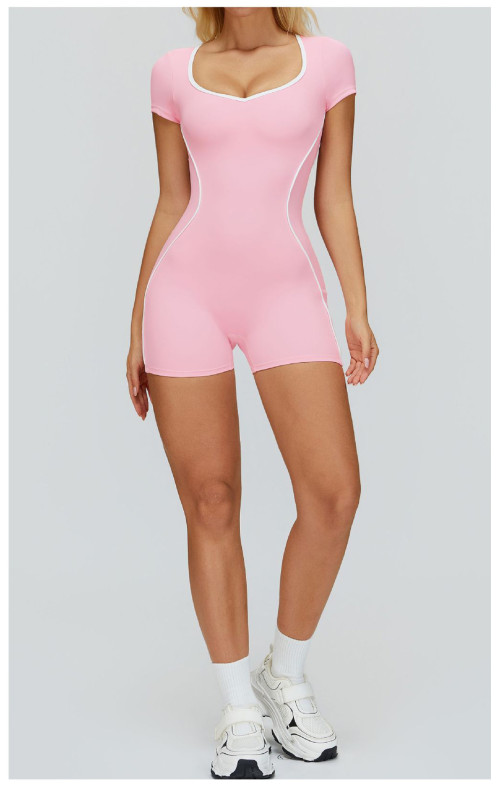 Custom jumpsuits|Wholesale Bodysuit with open back, yoga bodysuit, outdoor running bodysuit