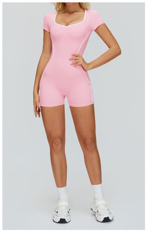 Custom jumpsuits|Wholesale Bodysuit with open back, yoga bodysuit, outdoor running bodysuit