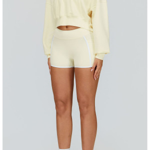 Custom Sports Shorts|Wholesale Yoga shorts color-blocked tight-fitting sports shorts outdoor workout