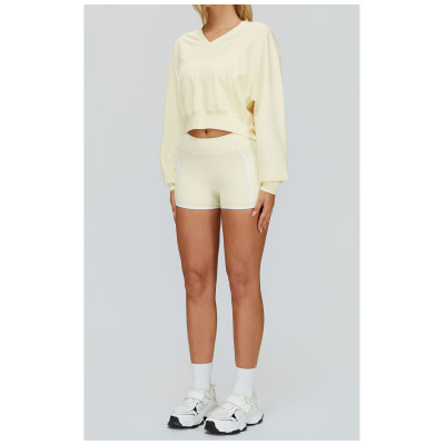 Custom Sports Shorts|Wholesale Yoga shorts color-blocked tight-fitting sports shorts outdoor workout