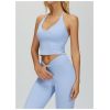 Custom Yoga Vest| Wholesale Yoga vest hollow back tight fitting sports bra fitness running