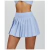 Custom tennis skirts|Wholesale Fake-two pleated short skirts anti glare tennis skirt outdoor running