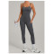 Custom jumpsuits|Wholesale Outdoor running and fitness jumpsuit with side pockets
