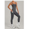 Custom jumpsuits|Wholesale Outdoor running and fitness jumpsuit with side pockets