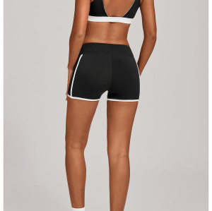 Custom Yoga Sets|Wholesale Color-blocked yoga set with pocket tight-fitting sportswear set for women