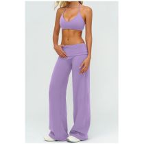 Custom Yoga bra |Wholesale Yoga bra halter neck open back tight-fitting sports bra for sports