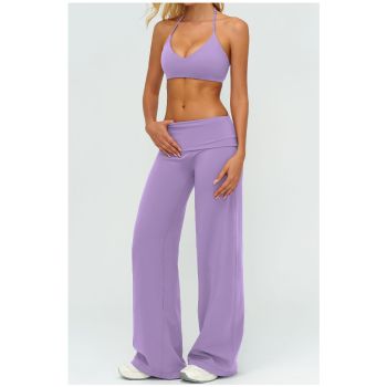 Custom Yoga bra |Wholesale Yoga bra halter neck open back tight-fitting sports bra for sports